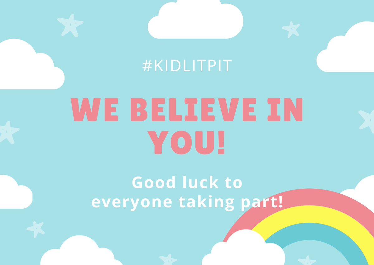 Best wishes to everyone taking part! #KidLitPit