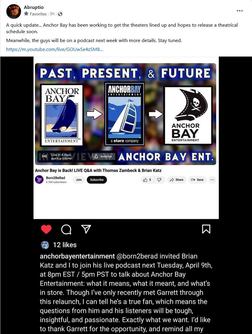 jamie_marsters's tweet image. A quick update on #Abruptio!

facebook.com/AbruptioFilm/p…

@JamesMarstersOf #JamesMarsters @SweetHomeFilms #PuppetHorror