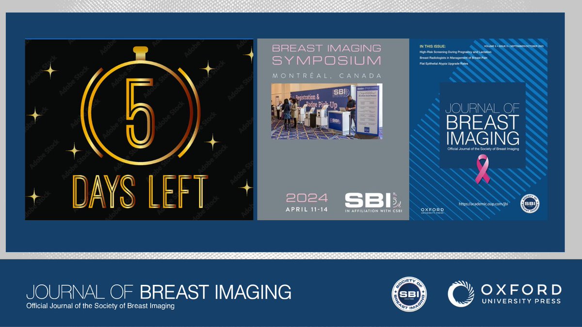 Few more days till #SBI2024..the most amazing Breast Imaging conference of 2024!! See you all there! Excellent program awaits. Day long pre courses on Wed, Apr 9 on #CEM & #MRI Register 🔜 bit.ly/3rIxIR6