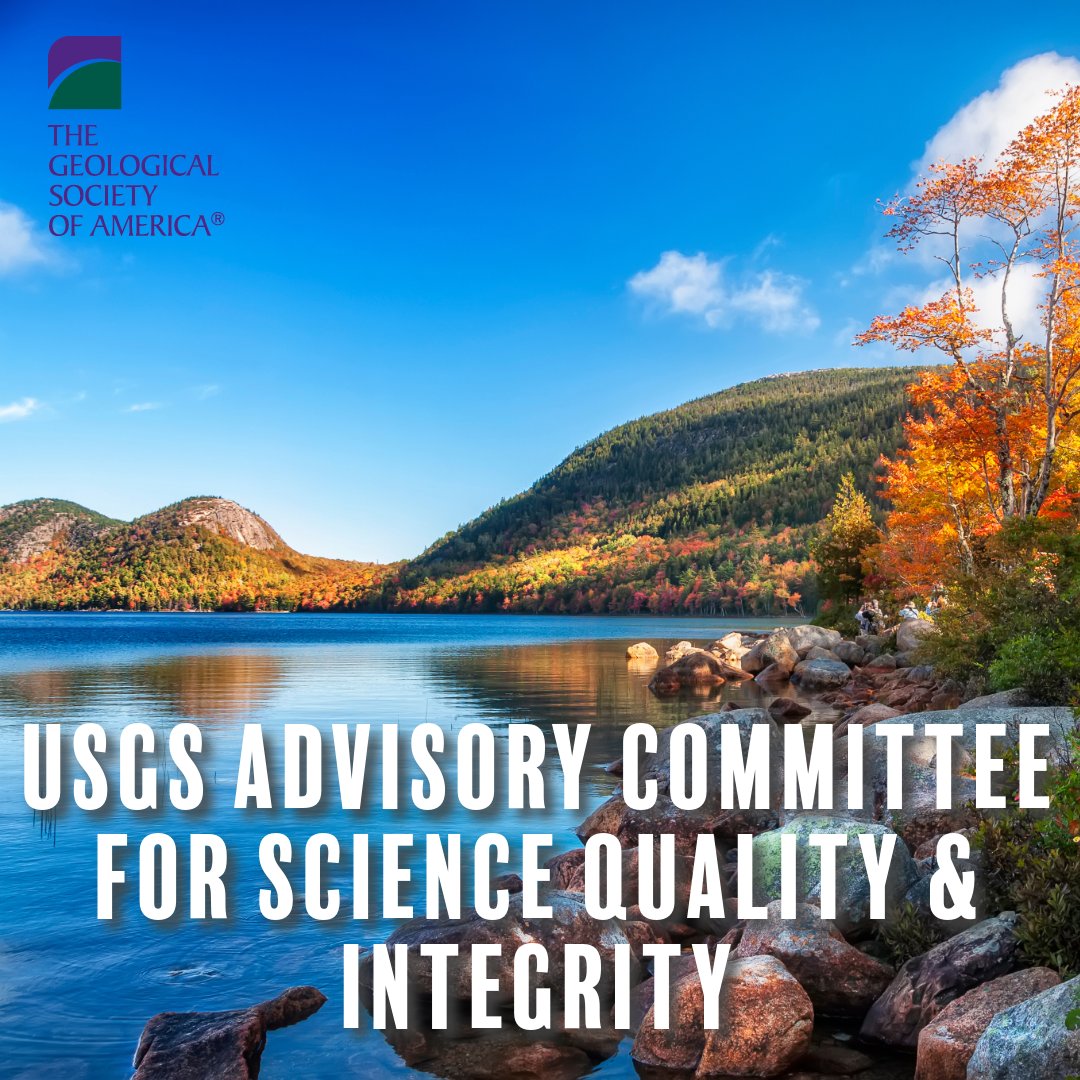 The @USGS is seeking nominations for the Advisory Committee for Science Quality & Integrity (OSQI). The committee will advise the Secretary of the Interior & the Director of the USGS on matters related to the responsibilities of OSQI. Deadline 11 April: tinyurl.com/wt962dwr