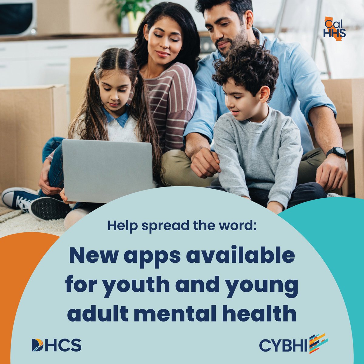 CA's new BrightLife Kids & Soluna apps are designed to support the mental health of our youth & young adults. The apps provide free, safe + confidential mental health support. 📲 calhope.org