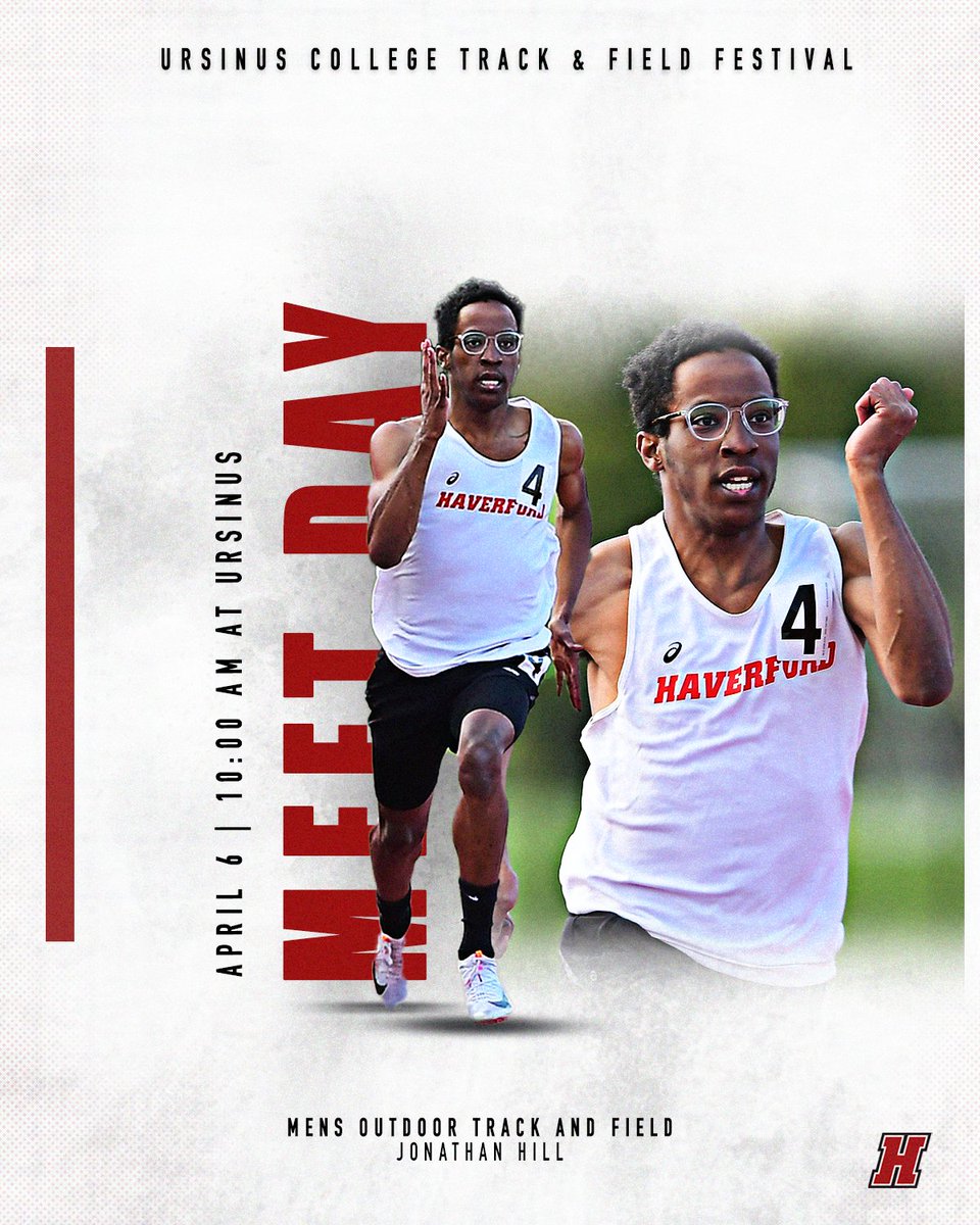 MEETDAY! 

It's day two in Collegeville, Pa. for the🐝 and 🐐, as the Ursinus College Track & Field Festival continues to roll on!

⏰ » 10:00 a.m. 
📊 » hav.to/coverage 
#️⃣  » #GoHCFords #d3tf