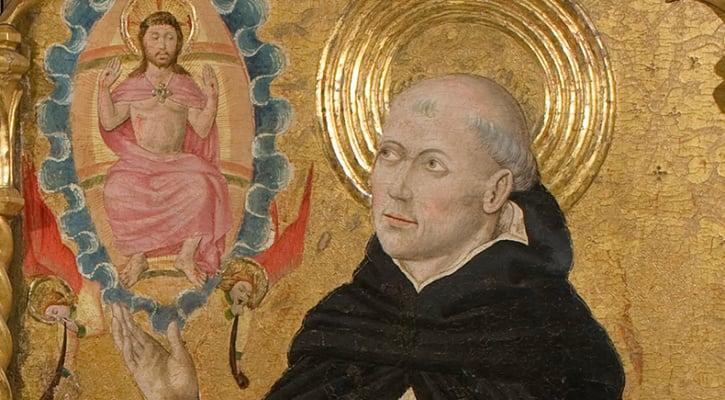 #SaintOfTheDay: Saint Vincent Ferrer lived in a time with two Popes. But in St. Vincent's time, the two were contenders both claiming to be the authentic Pope. This feud went on for almost 40 years. Learn more: bit.ly/49tjyn0
