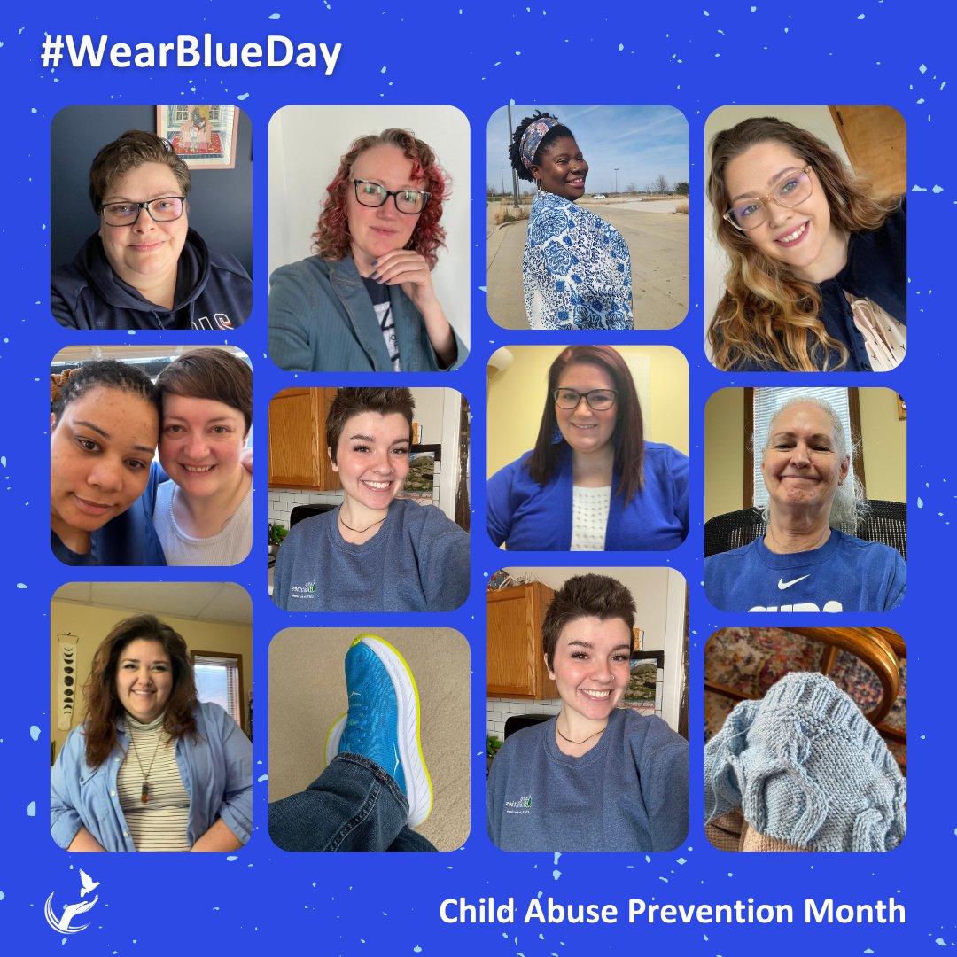 #TeamICADV took part in #WearBlueDay to show support for the work to prevent child abuse. We believe all children deserve to live in homes & communities where they are safe.💙
#GoBlueIllinois #ChildAbusePreventionMonth #GreatChildhoods #BeTheGood #OneMissionOneVoice @PCAIllinois