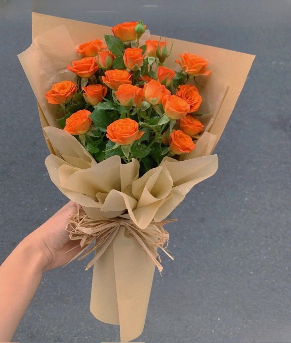 orange tulips or orange roses?
