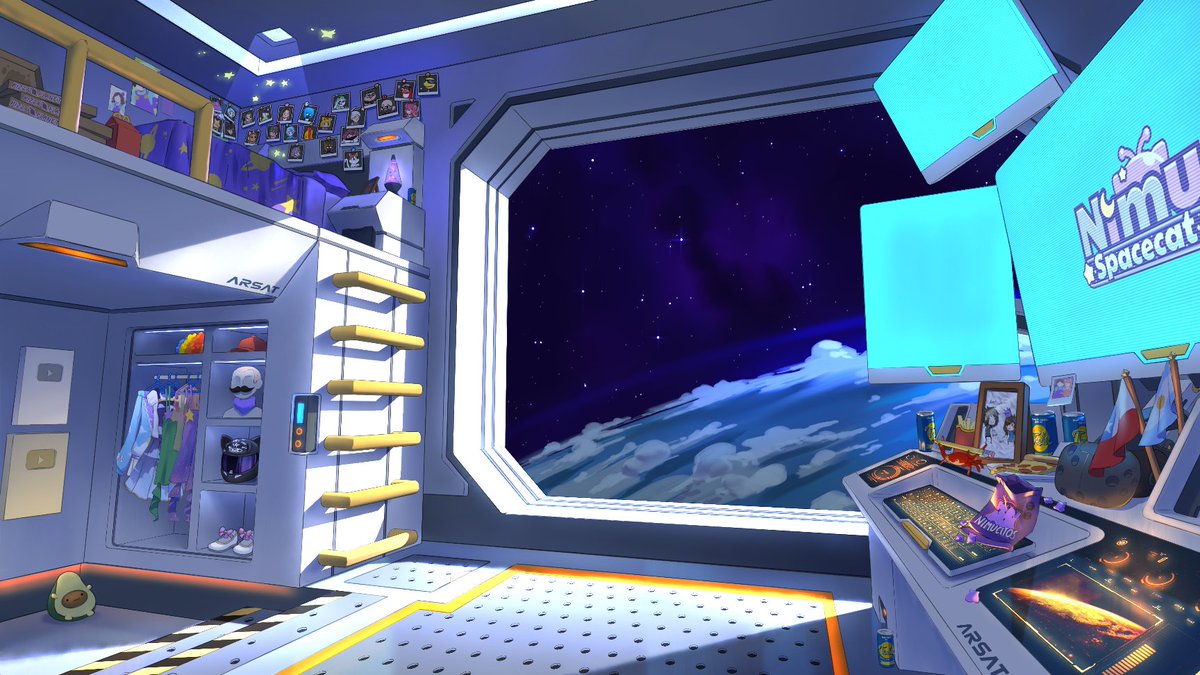 CaptainPozol's tweet photo. @nyami_lyn hola, yo me especializo en el diseño de fondos/ habitaciones para vtubers, pero tambien hago ilustraciones completas con personajes y fondos https://t.co/Ad3UTRHeAb