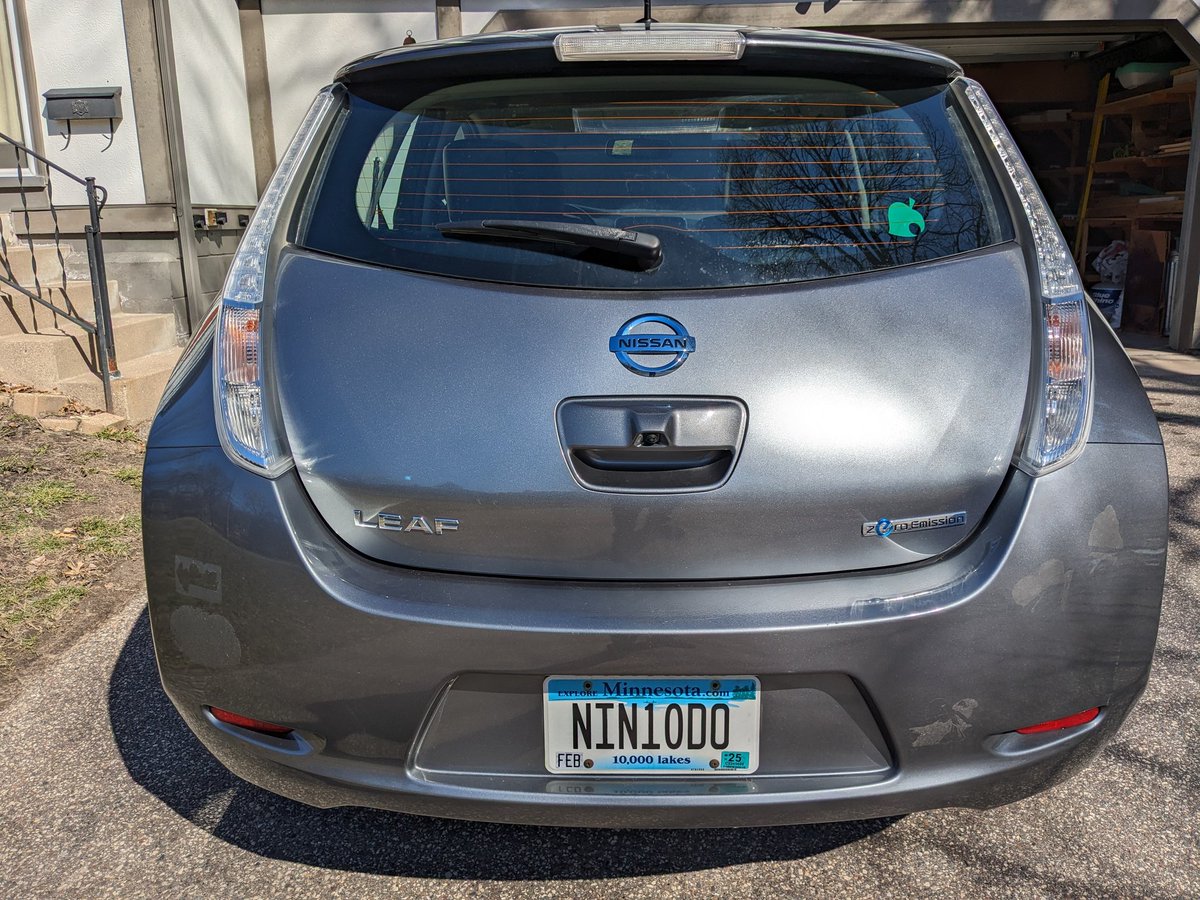 We got a new car and we named it Leif! You gotta do what makes you happy!