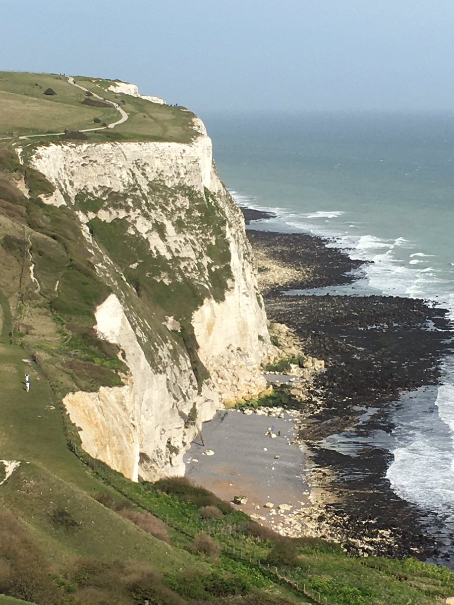 Relaxing and rediscovering at the White Cliffs and the castle in Dover, England, such a magnificent place.