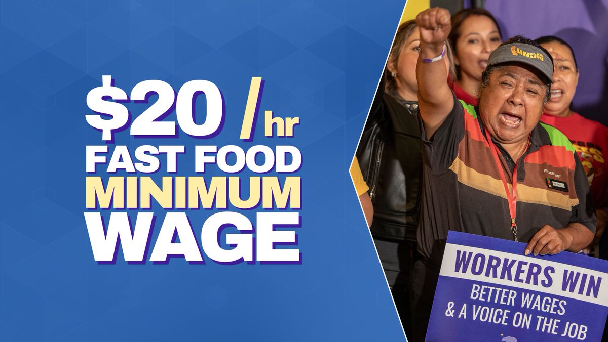 California’s #fastfood workers are now earning $20/hr. This is a historic win for workers and justice! I am proud to have supported #AB1228, which sets a new standard for fair pay for CA #fastfoodworkers. #caleg #dignityforall