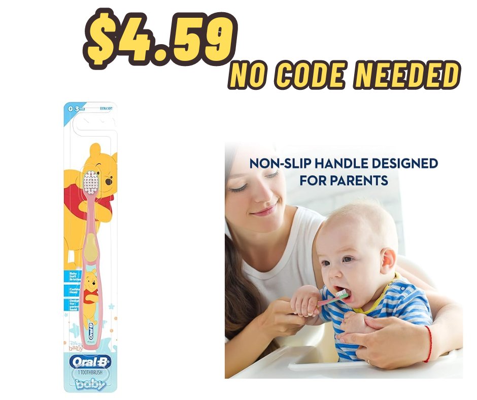 Oral-B Baby Toothbrush Featuring Disney's Pooh

Oral-B Baby Toothbrush Featuring Disney's Pooh

dealsfinders.com/oral-b-baby-to…

#HealthEssentials