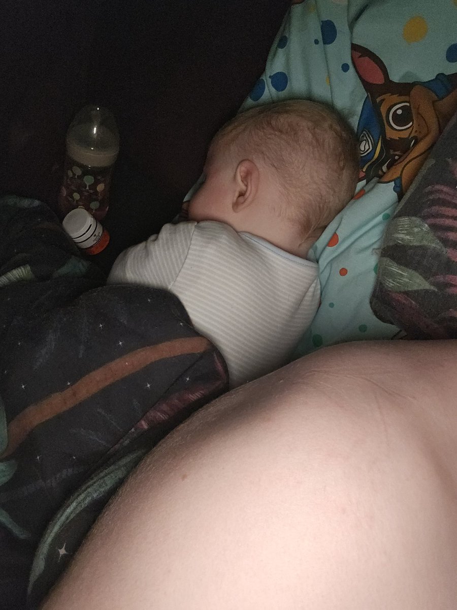 When you've a double bed and get a third of it cause the 9 month old wants the rest 🤣