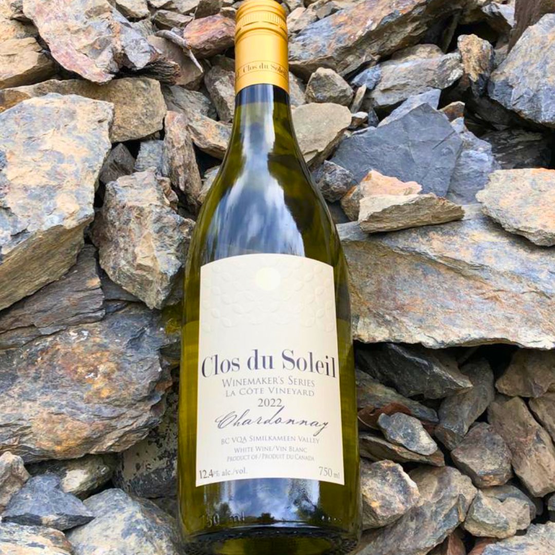 ClosduSoleil's tweet photo. Ending the week with another new release - #ClosduSoleil Chardonnay 2022. Ripe yet with a delicacy and tension, this beautiful wine is a perfect reflection of the #Similkameen land where it was grown. 
https://t.co/BrayRt8UhF #BCwine #similkameenwine #bcwinemonth https://t.co/PU1JN3T2nO