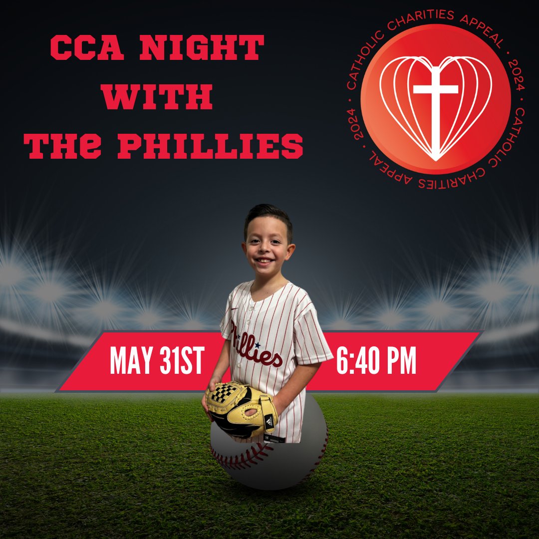 Join the CCA and the rest of the Phillies fandom on May 31. Visit ow.ly/VRZl50R9HrJ to purchase tickets; a portion of all tickets sold will directly support CCA beneficiaries. We look forward to seeing you at Citizens Bank Park! #ringthebell