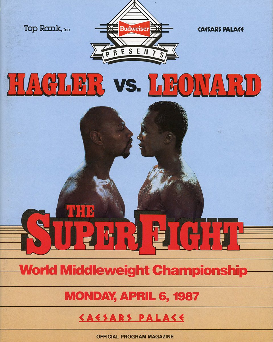 37 years ago today... Marvelous Marvin vs Sugar Ray