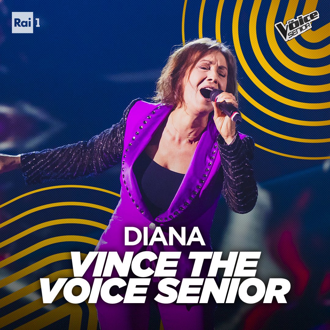 Bravissima .. ma dove sei stata fino adesso … #DianaPuddu #TheVoiceSenior @antoclerici @_GigiDAlessio_