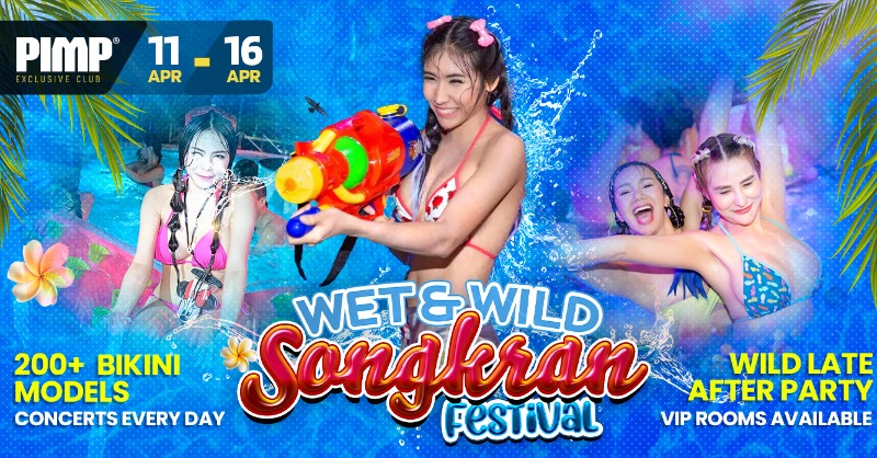 bangkoknights's tweet photo. Wet &amp; Wild Songkran Festival
Crazy Party with Foam Pool, Live Concerts &amp; VIP Party Rooms