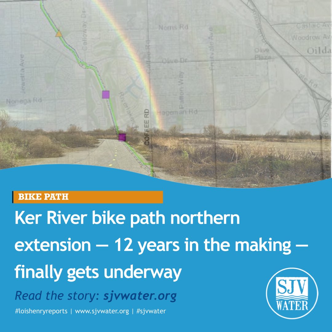 @loishenry reports: sjvwater.org
#kernriverparkway #bakersfieldbikepath #loishenryreports #sjvwater