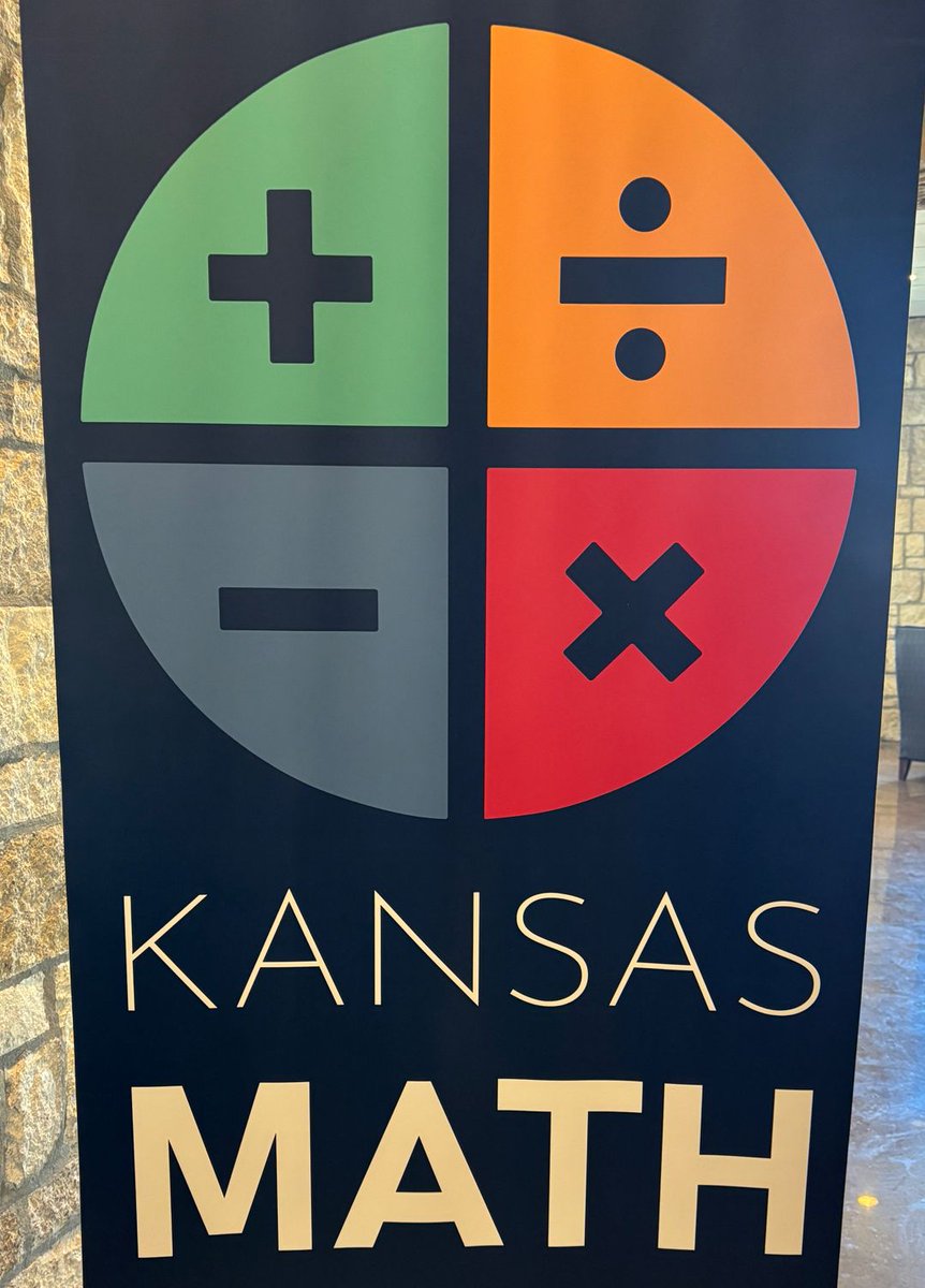 Finishing an invigorating week in Kansas with the Kansas Math Project. So excited for so many teachers, interventionists, and school leaders to jump start conversations about how to support all students in math! @ksmtss