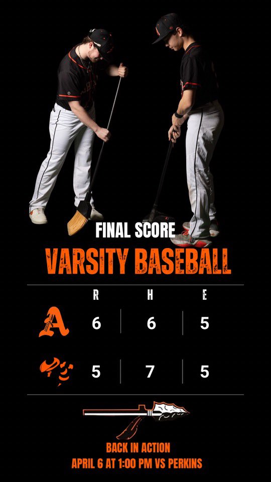 An absolute thriller. Arrows pick up the sweep in 10 innings! Arrows improve to 2-1 (2-1 OCC). #GoArrows