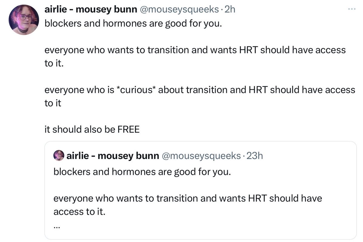 JammersMinde's tweet photo. I do like it when these men are honest.
I don’t like when they invent stories about @jk_rowling’s children. Or when they ignore the damage of blockers and hormones. I definitely loathe how they celebrate the death of Magdalen.
I do appreciate the honesty though.
#TransAbuse https://t.co/ObcDFAVEyF