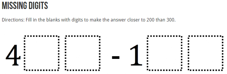 Robert Kaplinsky (@robertkaplinsky) on Twitter photo <a href="/mburnsmath/">Marilyn Burns</a> and <a href="/gfletchy/">Graham Fletcher</a> teamed up to write this <a href="/openmiddle/">Open Middle</a> problem for 3rd graders that helps build conceptual understanding of subtraction. openmiddle.com/missing-digits/ #MTBoS <a href="/mburnsmath/">Marilyn Burns</a> and <a href="/gfletchy/">Graham Fletcher</a> teamed up to write this <a href="/openmiddle/">Open Middle</a> problem for 3rd graders that helps build conceptual understanding of subtraction. openmiddle.com/missing-digits/ #MTBoS