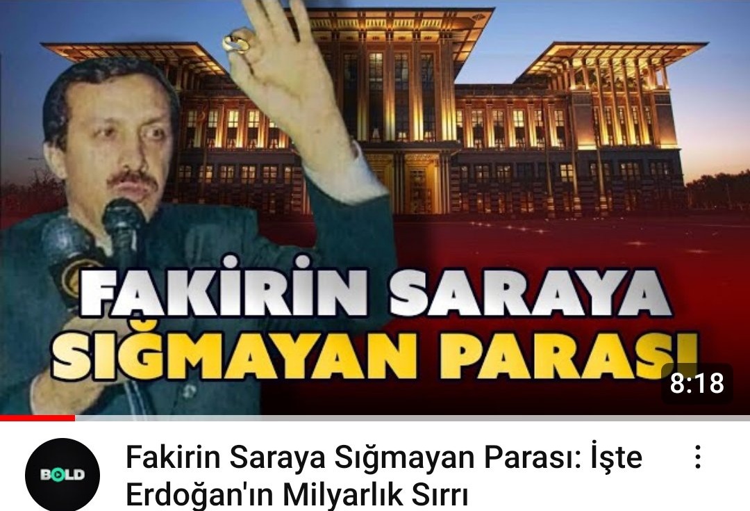 KaranliginKizi7's tweet photo. #FAKİRİN SARAYLARINA SIĞMAYAN #PARALARI ve ERDOĞANIN MİLYARLIK #SIRRI
https://t.co/5crGrR7Lcg https://t.co/DWzJaeOCxm