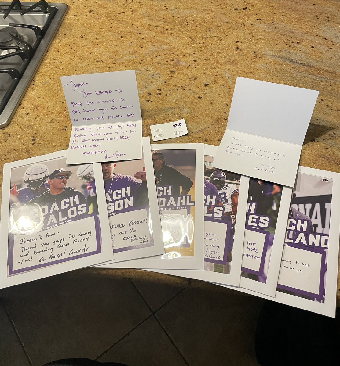 Thank you for the love!! @TCUFootball @CoachKWils @RoundRockFB @cmoorefrog @coachcarr1118 @9ine0Elite