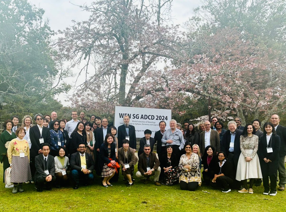 Truly enjoying @wfneurology ADCD SG biannual meeting in #Nara, Japan 🇯🇵 in full #hanami season and #sakura blooming surrounded by colleagues from across the world. 4 packed days of science and Japanese unbeatable hospitality, beautifully organised and led by @alladi_suvarna