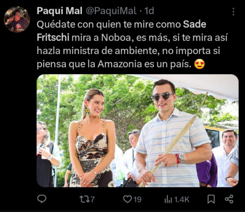 judymena5's tweet photo. 11. Para cerrar este hilo: Hay jóvenes y gente ya de edad, con licenciaturas, masterados; e incluso bachilleres con gran capacidad y experiencia que NO consiguen trabajo. Sr. Noboa, lo que usted está haciendo es un insulto para los ecuatorianos.
#SeVienenMásHilos
#SadeFritschi https://t.co/WQ3qqVkui8
