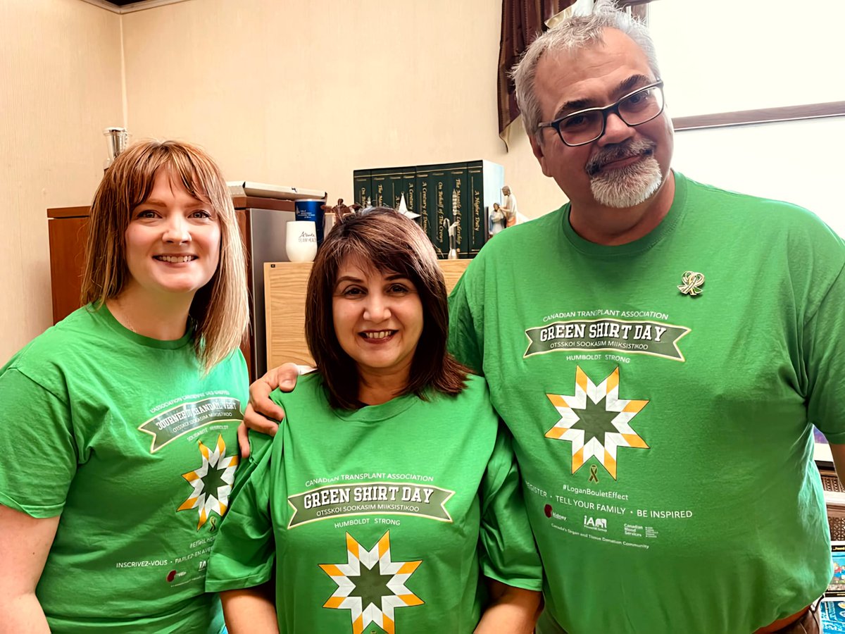 There is no one more equipped to talk about the importance of organ donation with the Honorable @AdrianaLaGrange  than Jen and Toby.  2 hero families that made the easiest decision on the toughest days their families had ever faced 
@GreenShirtDay
April 7th
Wear Green
Register