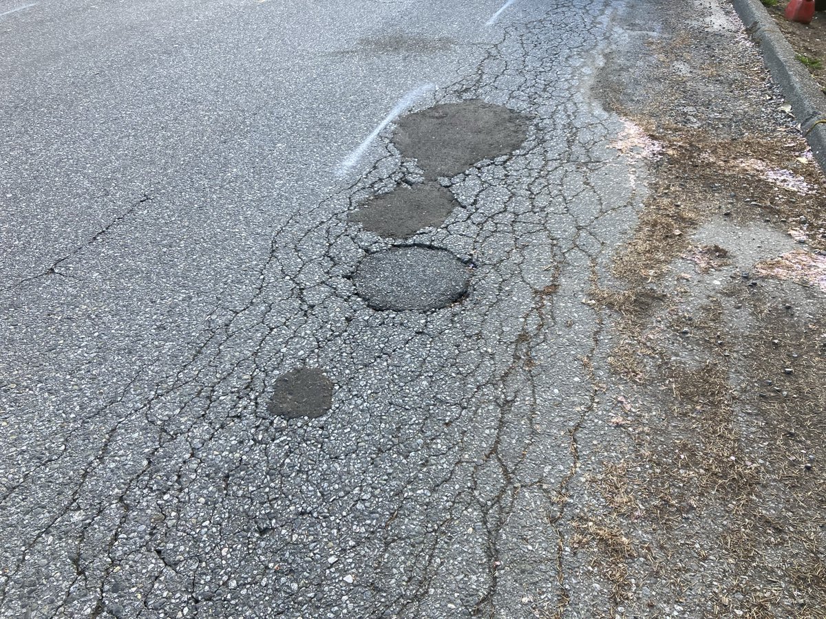 Happy Friday, #PortCoquitlam! Our Pothole Blitz has successfully wrapped up. 78 potholes were repaired = 100% complete! 💯 9 of the completed repairs were upgraded to permanent repairs requiring excavation. 4000m of shoulder areas were refreshed with road base. #CityOfPoCo