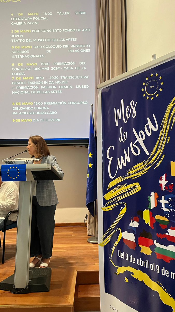 UEenCuba's tweet photo. Hoy se realizó en el Palacio del Segundo Cabo, el lanzamiento de la segunda edición del Mes de Europa en Cuba, evento multicultural y multinacional que comienza el 9 de abril hasta el 9 de mayo https://t.co/y3A85eMIw3