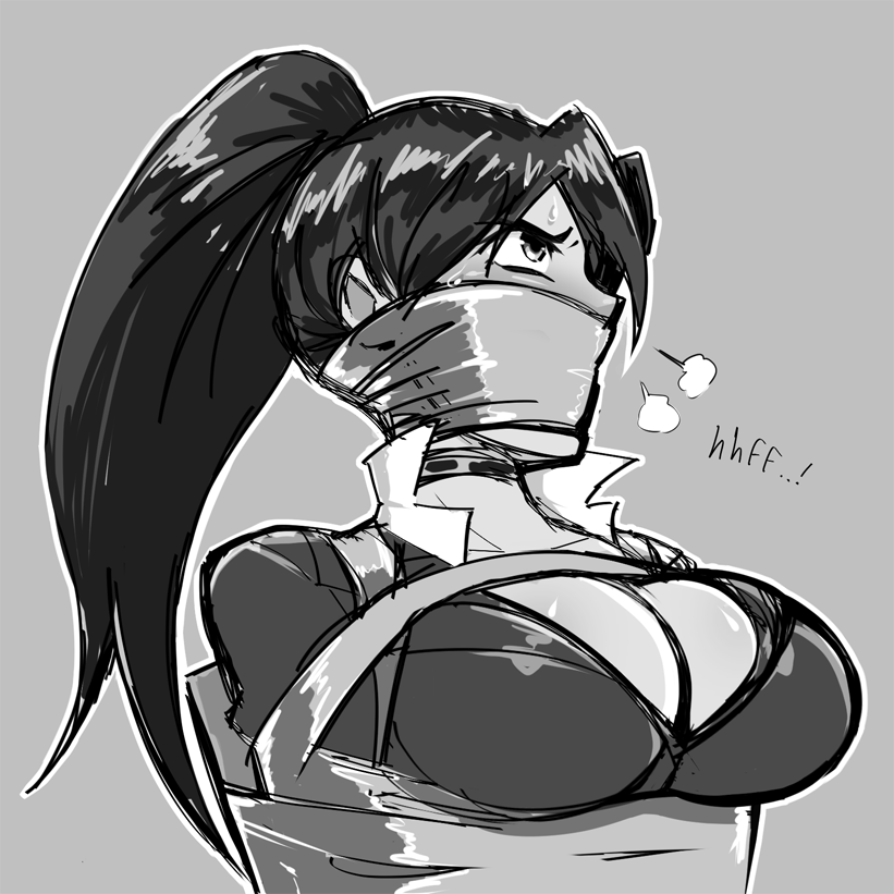 I'm gonna be providing guest art for a scene in "After Hours: All Tied Up" <a href="/AfterTiedUp/">After Hours: All Tied Up</a> , a visual novel currently in development - please check their page for more info, and here's a sketch I did of Vanessa to get in the mood!