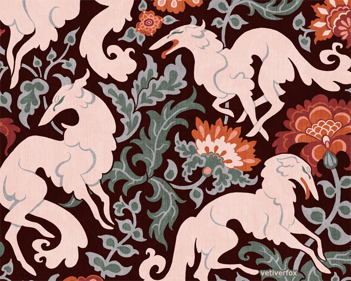 another little preview of what's coming in the next round of skirt preorders mid-april 🧡 for the borzoi likers!