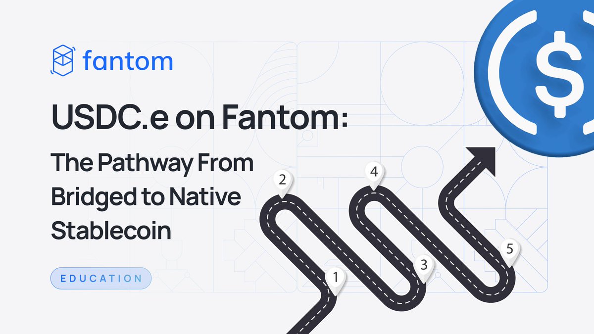 Say hello to $USDC.e, our canonical stablecoin (stay tuned for bridging instructions) 🎉 USDC.e is a bridged stablecoin on @Wormhole and can be upgraded to native $USDC by @Circle. Learn what's required for this upgrade to happen on #Fantom 👇 blog.fantom.foundation/usdc-e-on-fant…