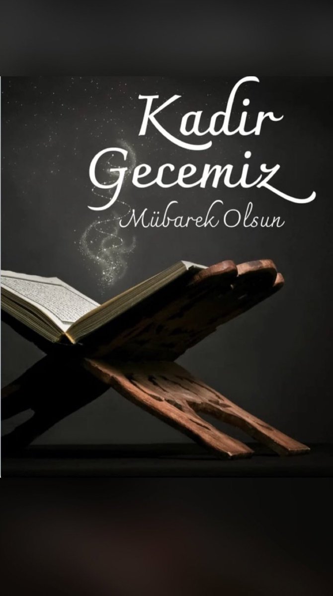Rahmet, mağfiret ve arınma mevsimi #Ramazan-ı Şerif’in kalbi olan, yüce kitabımız Kur'an-ı Kerim'in indirildiği, bin aydan daha hayırlı mübarek #KadirGecesi’nin tüm insanlığa huzur, barış, sağlık ve bereket getirmesini diliyorum. 🤲