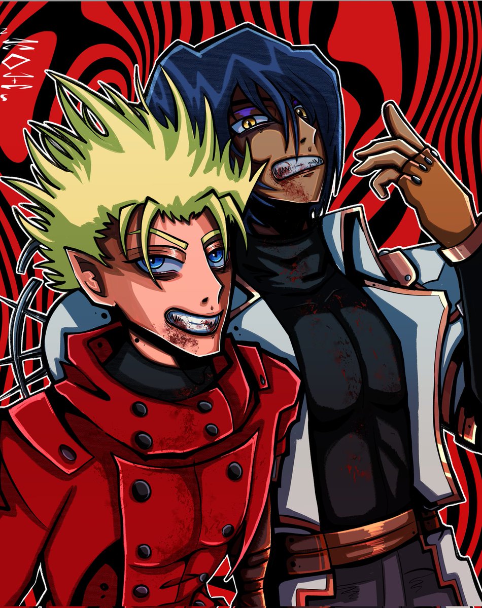 RepulsiveGoblin's tweet image. This one was for the vampire prompt for the first day.
#LeVash #LegatoBluesummers #VashtheStampede #trigun