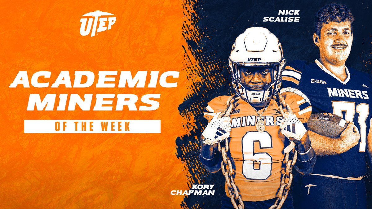 Congratulations to our 𝗔𝗖𝗔𝗗𝗘𝗠𝗜𝗖 𝗠𝗜𝗡𝗘𝗥𝗦 𝗢𝗙 𝗧𝗛𝗘 𝗪𝗘𝗘𝗞, Kory Chapman and Nick Scalise‼️ #WinTheWest | #PicksUp