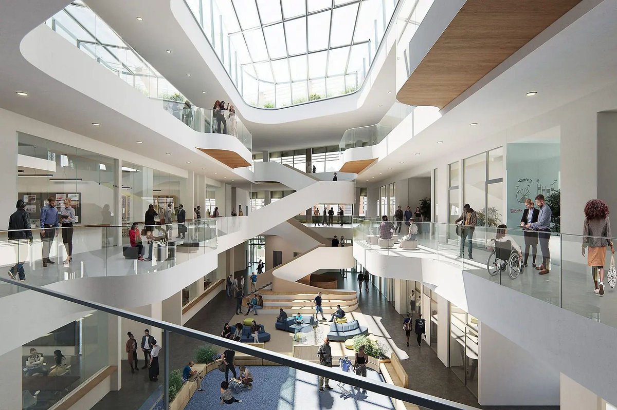 archinect's tweet image. KPF presents Detroit&apos;s new University of Michigan Center for Innovation design 

buff.ly/3xqux3w

@KohnPedersenFox @UMich #DetroitArchitecture