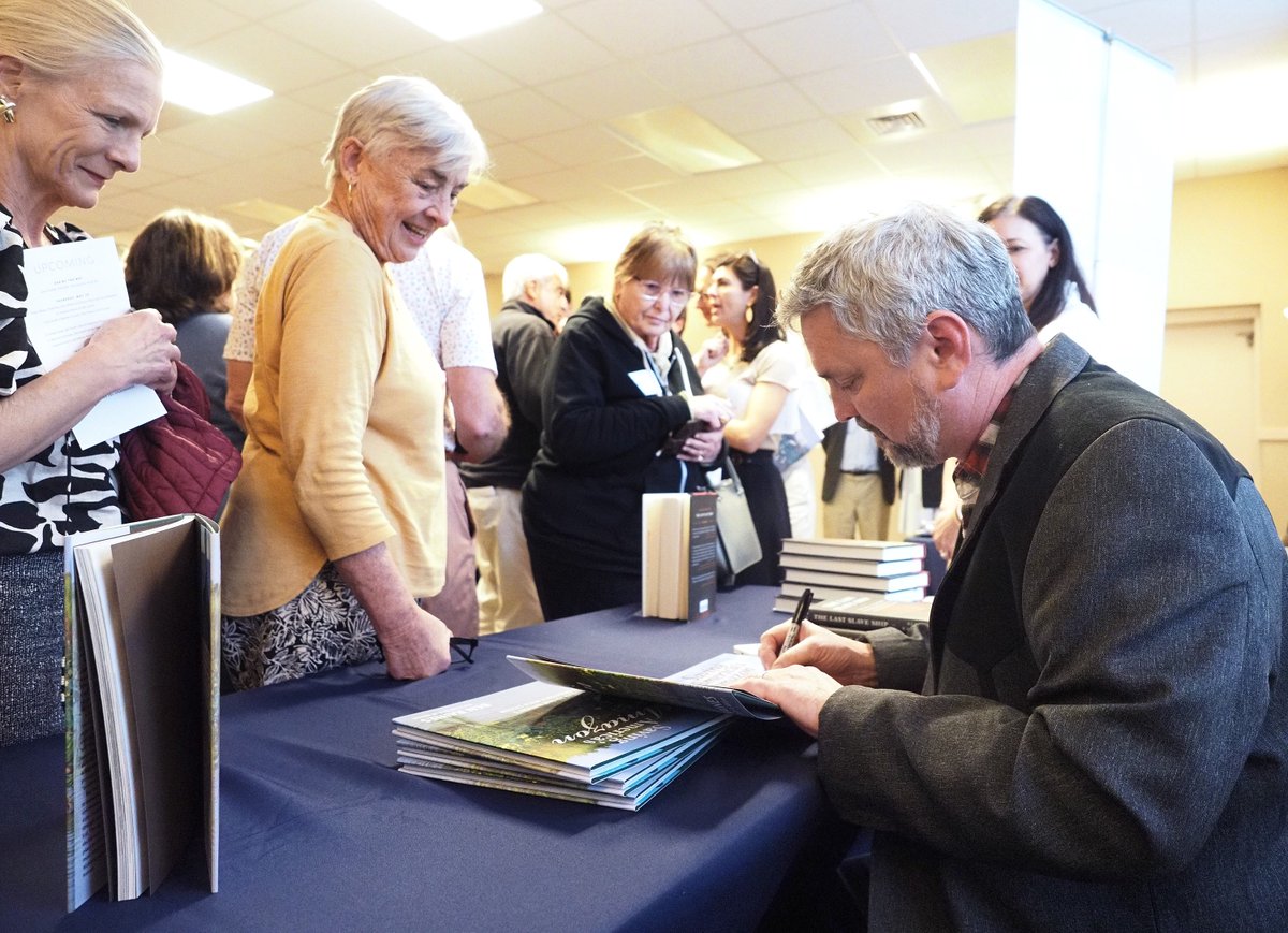 Ben Raines, South's newest environmental fellow and writer-in-residence, presented “Saving the Clotilda and America’s Amazon: A Prescription for South Alabama’s Future” last night at the USA by the Bay Speaker Series event held in Fairhope.