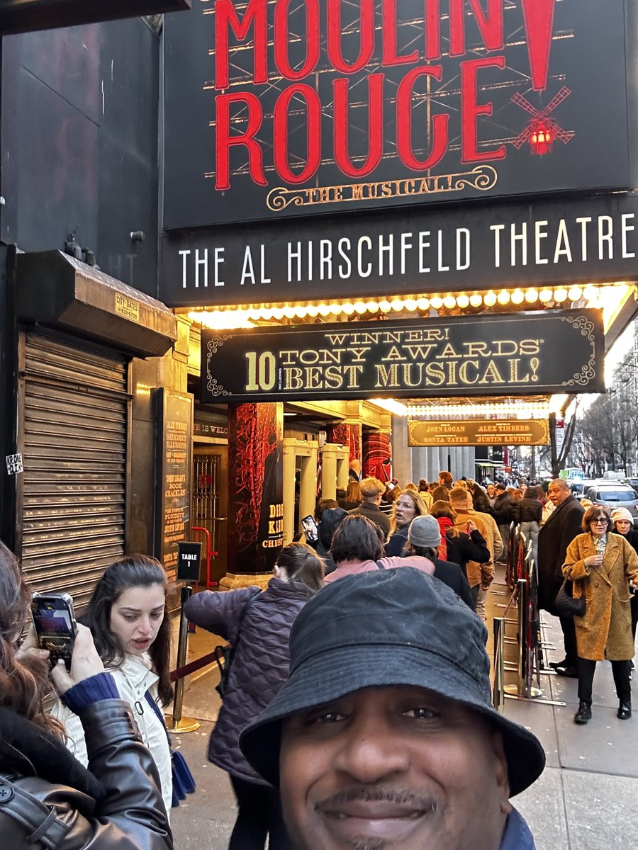 Broadway show time #moulinrouge #Broadway #NewYork #asherclantv #theflourish