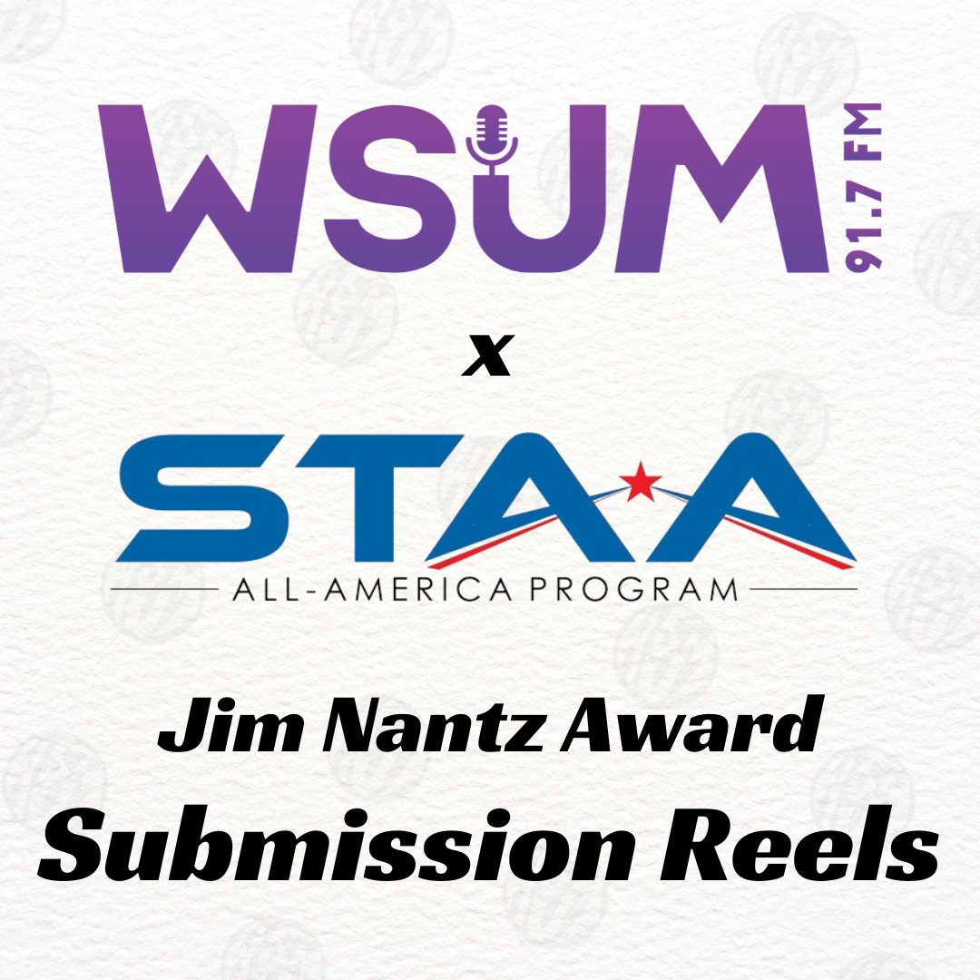 WSUM_Sports's tweet photo. The @STAAtalent Jim Nantz Award and All-American Program recognizes some of the best collegiate broadcasters across the country.

Here are some of the submissions from our @WSUM sportscasters (thread):

#JimNantzAward https://t.co/0kWG0o3JRO