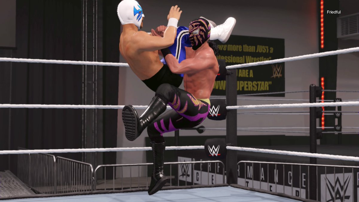 Now uploaded to #WWE2K24 Brillante Jr! Moves by @iBudsMoves with thanks Search BRILLANTEJR / CMLL / FRIED (the upload glitched out then crashed when uploading if there's a problem let me know)