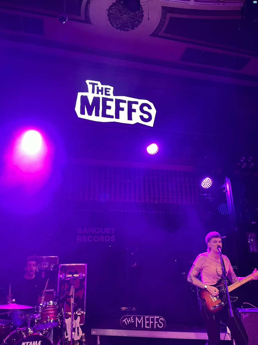 @TheMeffs @BanquetRecords Great night at Pryzm supporting @BobbyVylan They’re always brilliant, great energy, go see them, proper good people too 🎸🥁