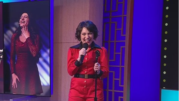 ktlaENT's tweet photo. Katerina McCrimmon (@BreatheKaterina) revives Fanny Brice in her performance of 'Funny Girl' #FunnyGirl
@CTGLA 

@SamOnTV 
https://t.co/1zFlTaomwI https://t.co/CREhbQmG9Z