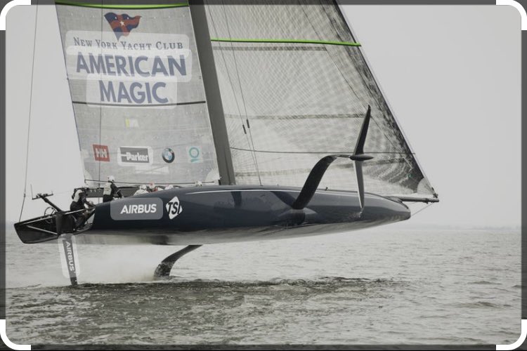 Little known fact: #airbus is the sponsor of our #USA #americanmagic  #worldcupsailing AIRBUS, thank you! Worlds most $ sport. World Cup! These races are much like #NASCAR of which I am also a fan. Aggressive balls to the walls, metal on metal, drafting, that’s my jam. #Racing