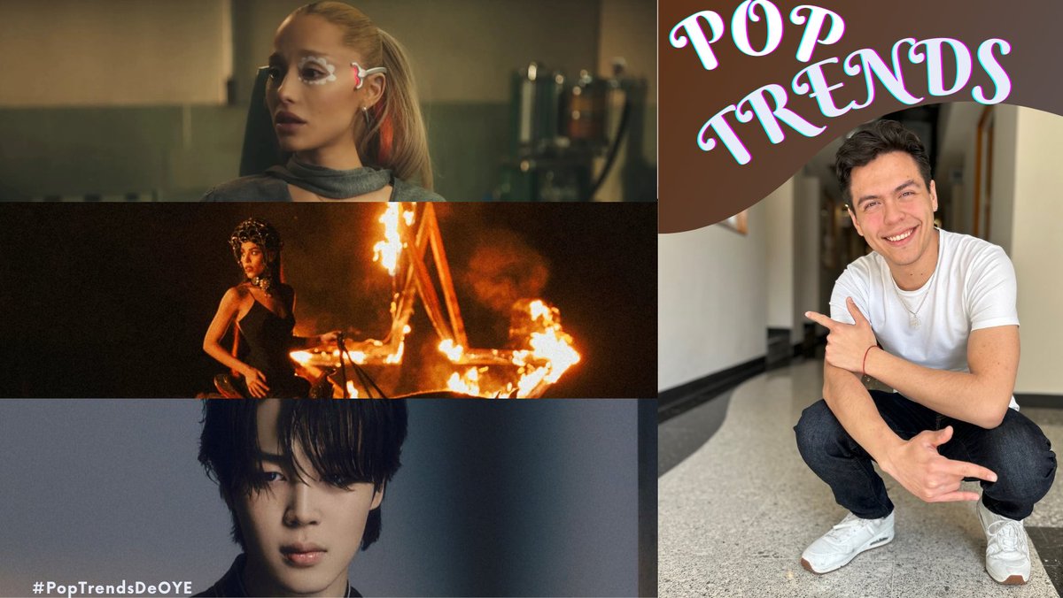 ¡No te pierdas LOS POP TRENDS! Con @emiliocatalan_ en punto de las 7:00pm ¿Qué artista o grupo quieres escuchar? Pídelo con el hashtag #PopTrendsDeOYE ¿#ParkJimin, #ArianaGrande, #Danna? ¡Te leemos! 😱✨