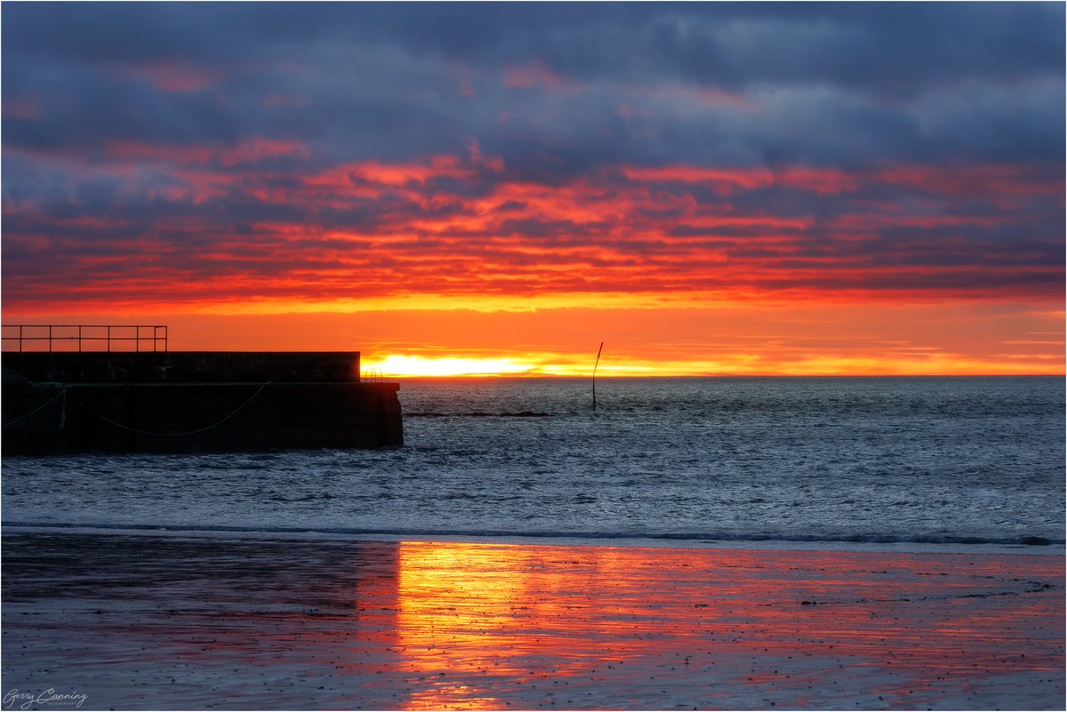 Sunrise at Loughshinny.

Taken back in February, when we occasionally saw the sunrise!!

#sunrise #sunrisephotography #sunlover #loughshinny #irelandseastcoast  #thefullirish #canonr6 #canon24105 #canonireland #silhoutte #reflections #wetsand #fireinthesky