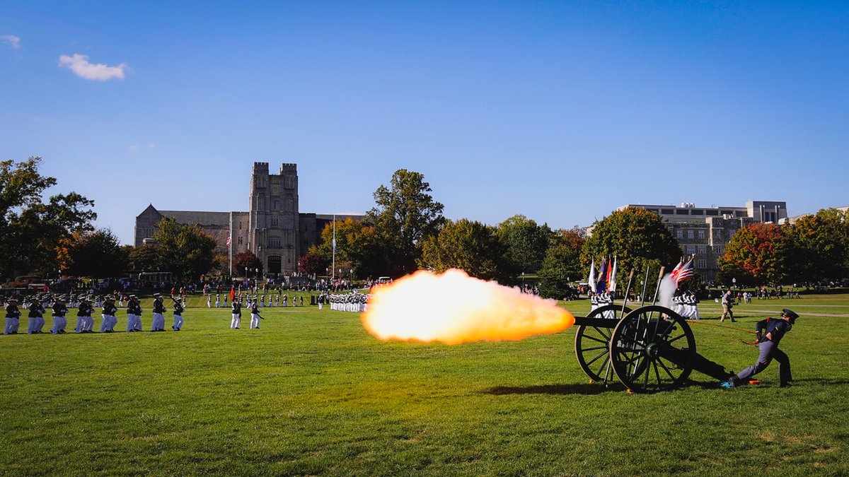 🗣️ Noise amplification alert: Skipper, the @VTCorpsofCadets cannon, will be fired once around 10:30 a.m. Saturday, April 6, on the Drillfield as part of the opening celebration for The Big Event at #VirginiaTech. 🔗: brnw.ch/21wIyvr