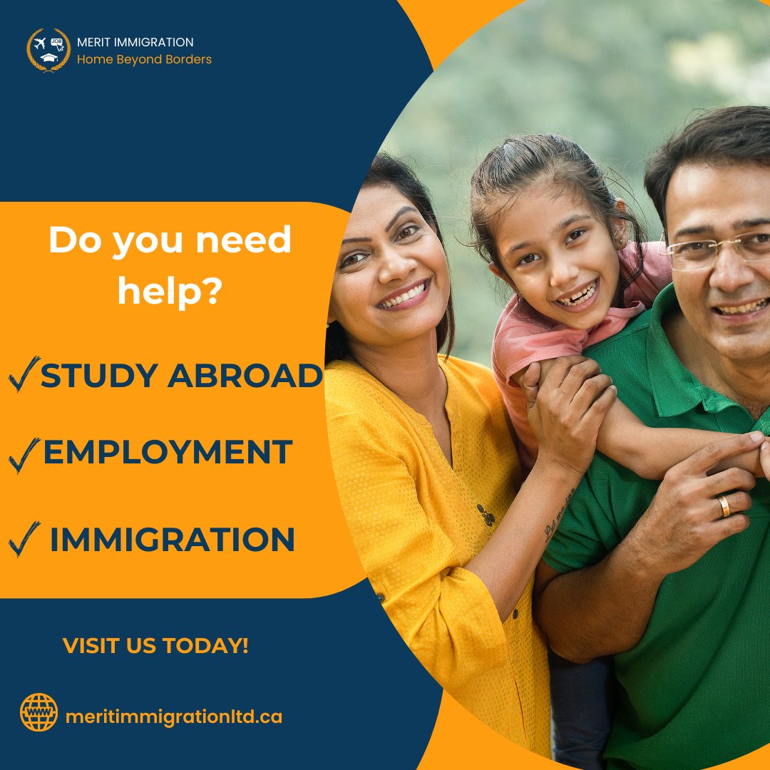 Ready to take the first step towards your global ambitions? Contact us today for personalized consultations and start your journey to new beginnings!

meritimmigrationltd.ca

#GlobalOpportunities #StudyAbroad #Employment #ImmigrationServices  #NewBeginnings  #MeritImmigration